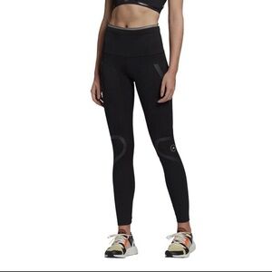 Adidas by Stella McCartney Black and Gray Leggings